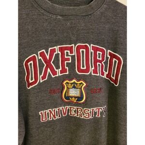 Oxford University Crewneck Sweatshirt Women L Official Merchandise Embroidered